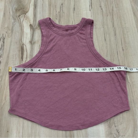 Lululemon Hold Tight Crop Tank Purple size 4/6 muscle tank gym top - Picture 7 of 8